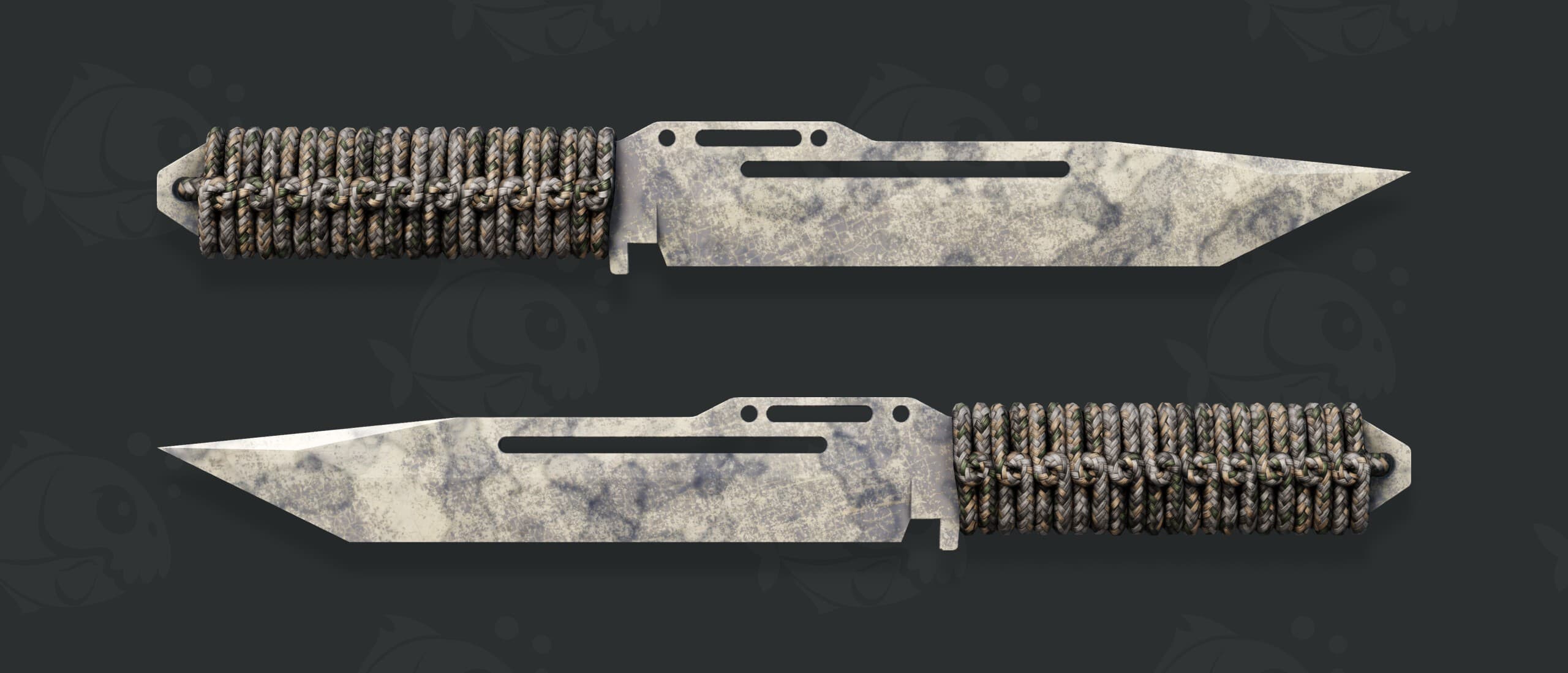 ★ Paracord Knife | Stained